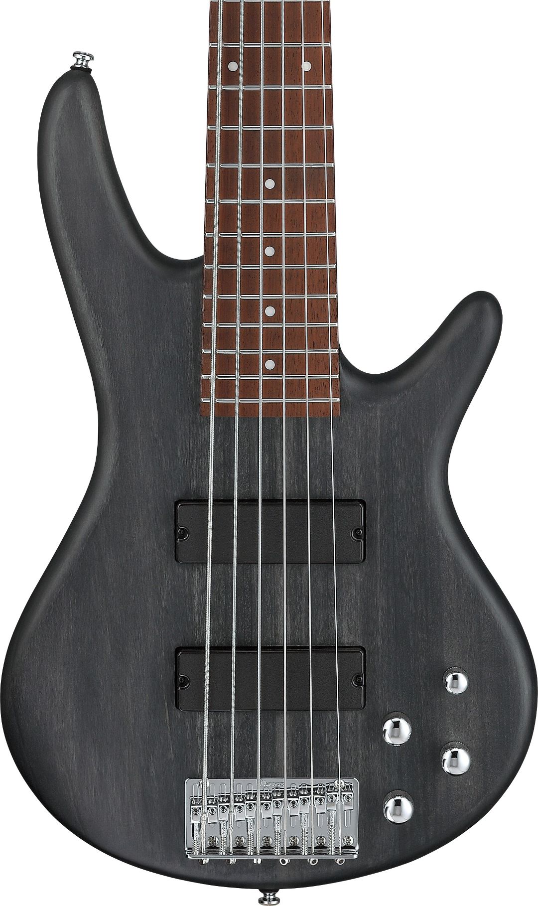 Ibanez GSR206 Gio SR 6 String Electric Bass - Transparent Gray Flat