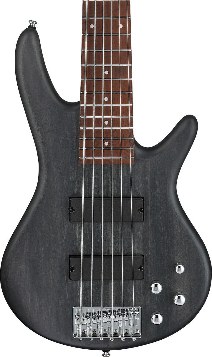 Ibanez GSR206 Gio SR 6 String Electric Bass - Transparent Gray Flat