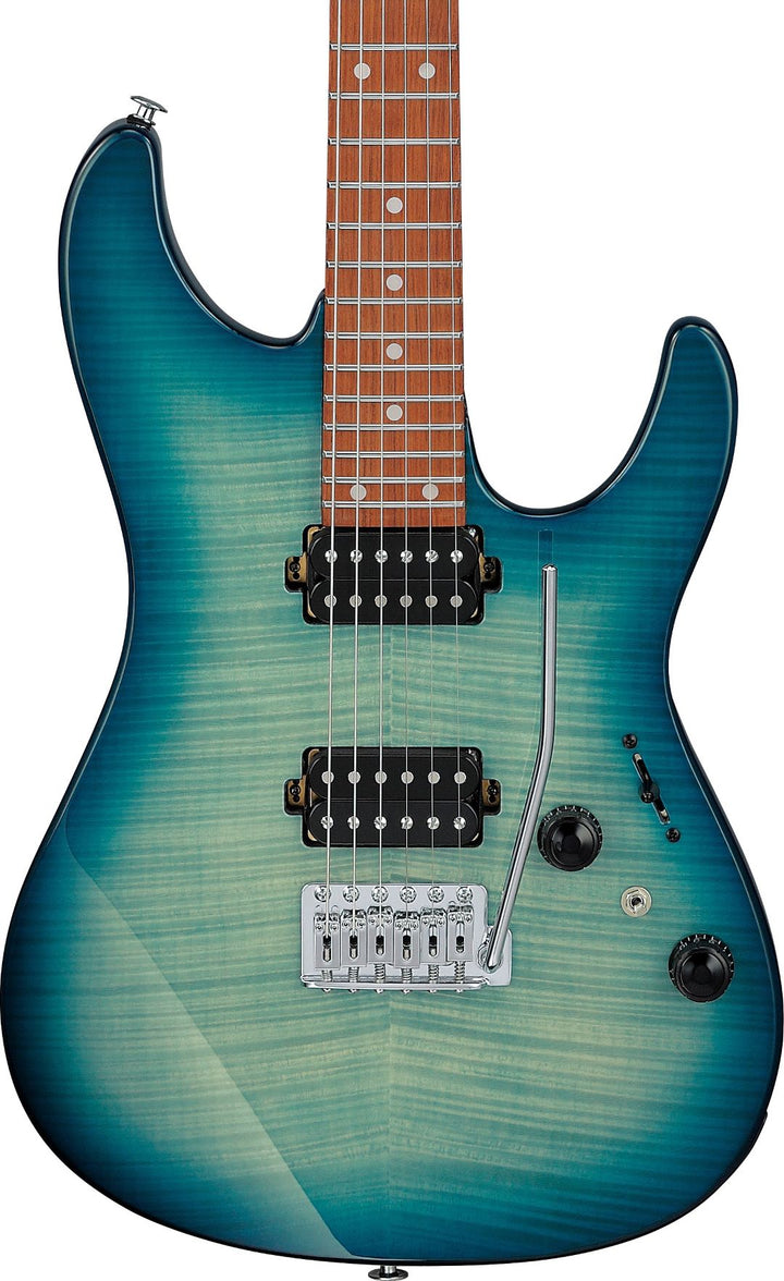 Ibanez AZ24S1FTXB AZ Standard Electric Guitar - Transparent Turquoise Burst