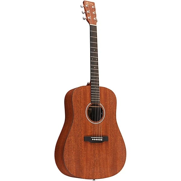 Martin D-X1E Mahogany Left Handed Acoustic Electric Guitar - Figured Mahogany 2