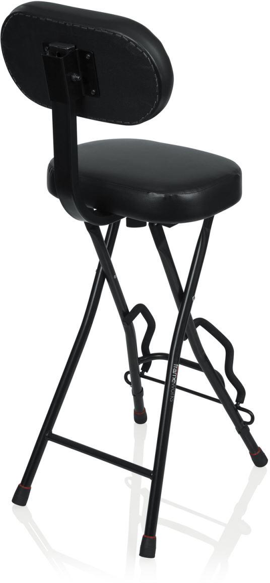 Gator Guitar Seat/Stand Combo GFW-GTR-SEAT - Every Guitarist Needs One! It's a Stand and a Seat!