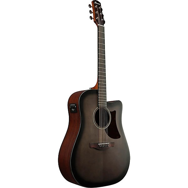 Ibanez AAD50CETCB Advanced Acoustic Electric Guitar - Transparent Charcoal Burst