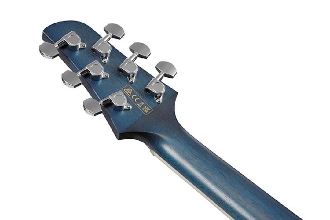 Ibanez TCM50FMODB Talman Open Pore Acoustic Electric Guitar - Blue Denim 2