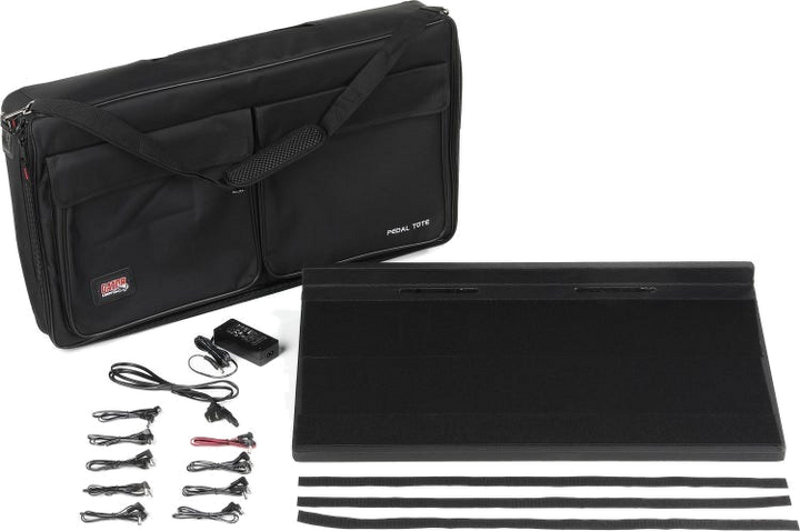 Gator Pro-Size Pedal Board - With Carry Bag & Power Supply 8