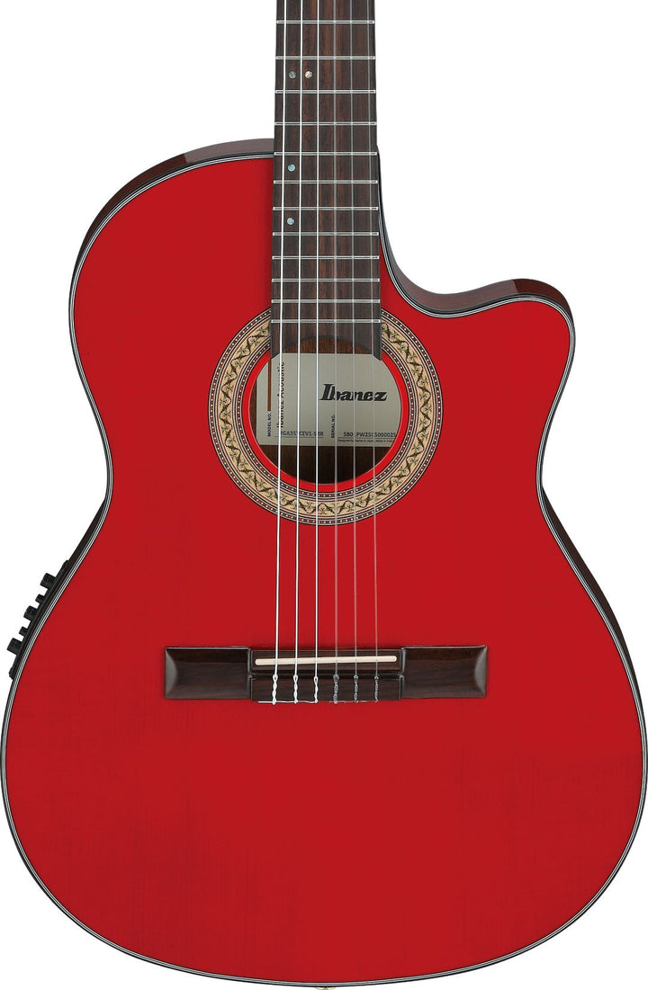 Ibanez GA35TCESRR Acoustic Electric Guitar Sapphire Red High Gloss