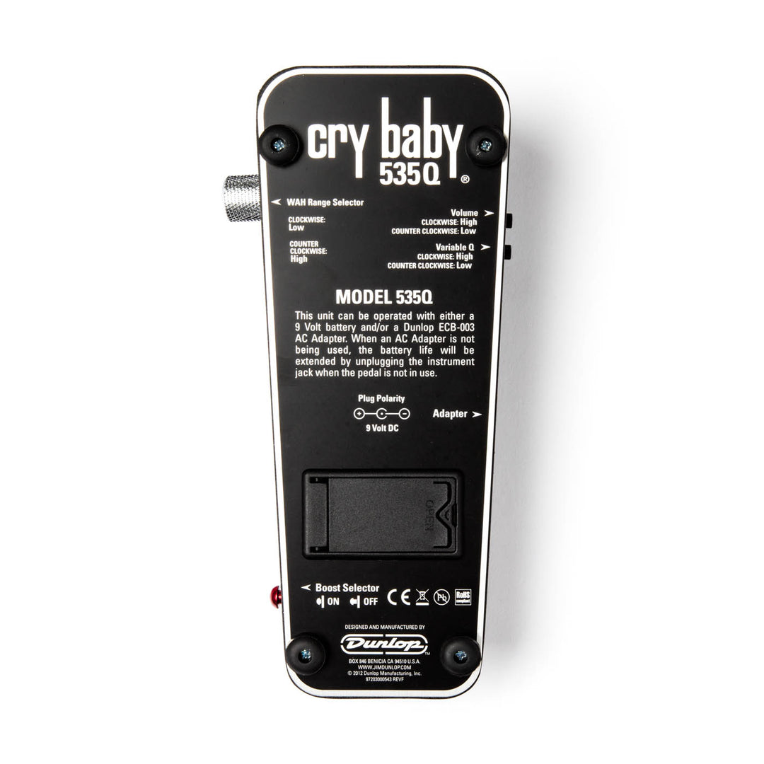 Dunlop 535Q-B Multi-Wah Crybaby Electronic Effects Pedal 2