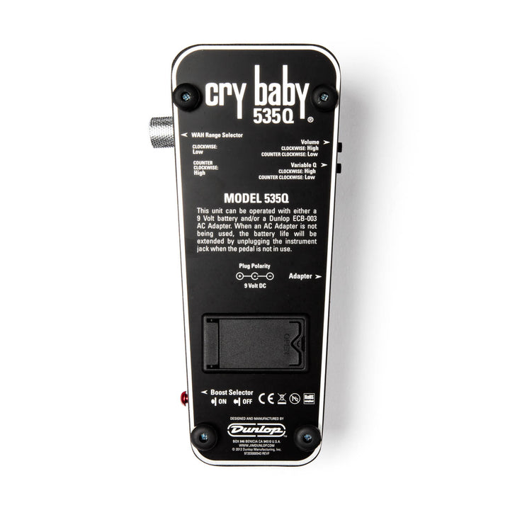 Dunlop 535Q-B Multi-Wah Crybaby Electronic Effects Pedal 2