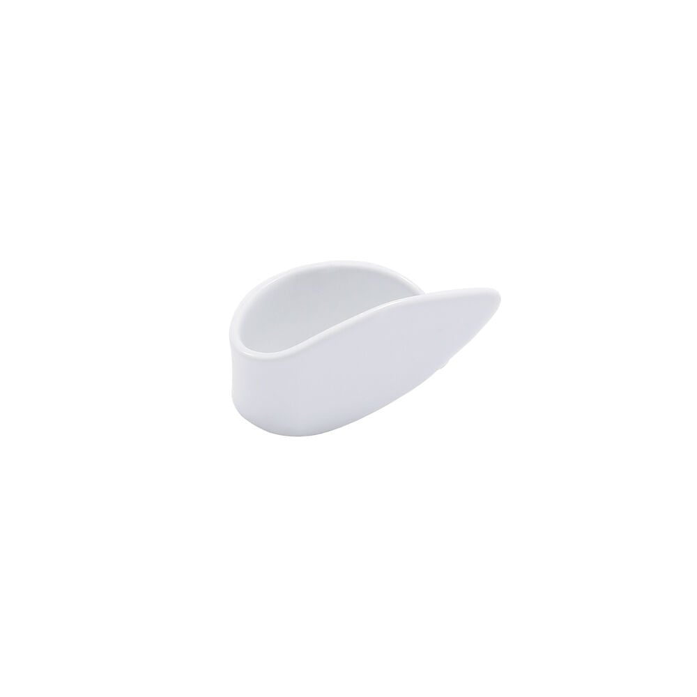 National NP7W-04 Medium Celluloid Thumb Picks - White (4 Pack) 3