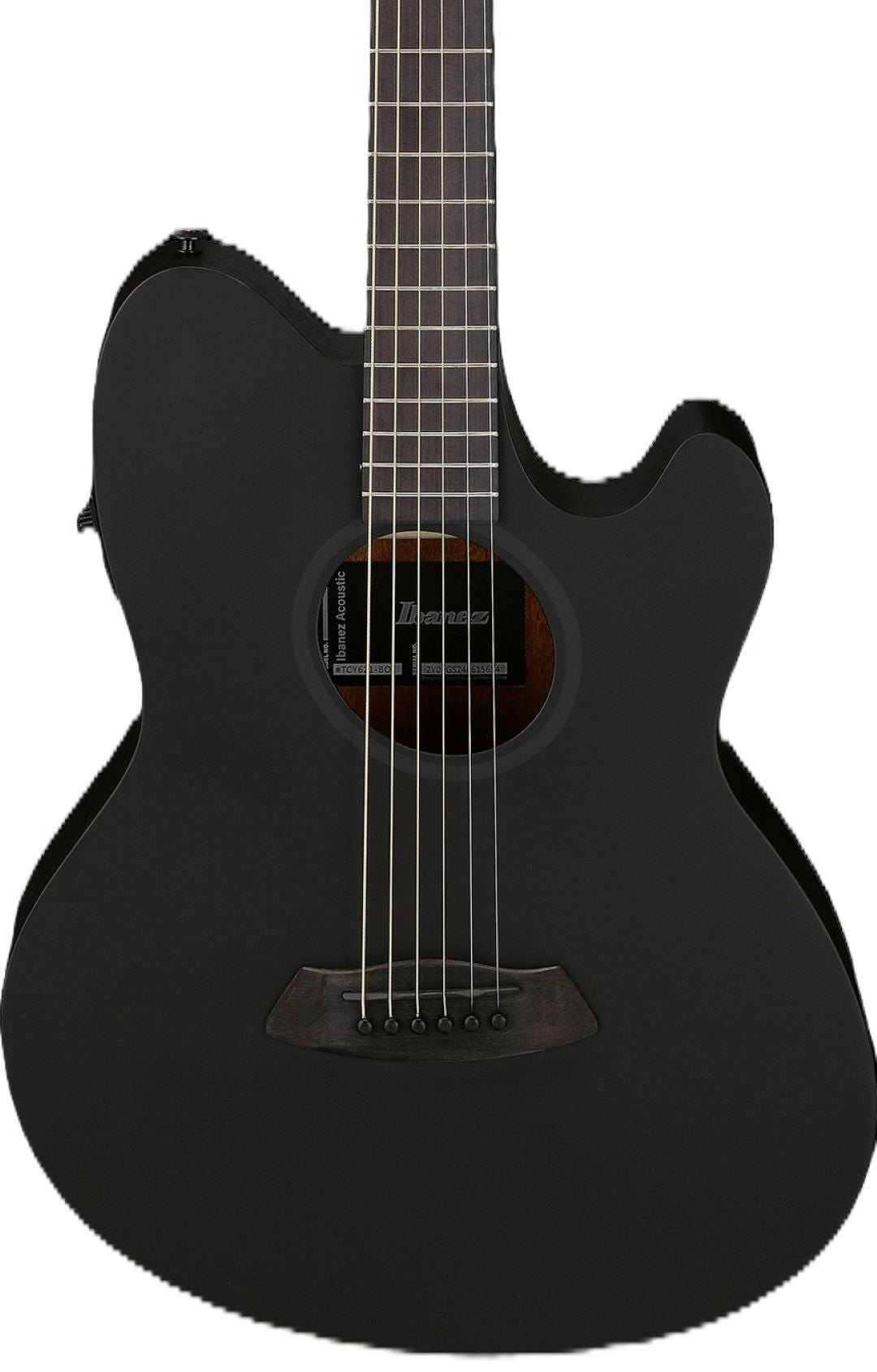 Ibanez TCY621BOT Acoustic Electric Guitar - Black Out