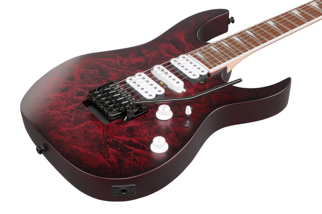 Ibanez RG470DXWWZM Standard Electric Guitar - Wine Red Frozen Matte
