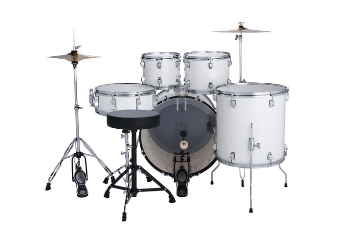 Ludwig Accent Fuse 5 Piece Drum Set - Snow Dust 2