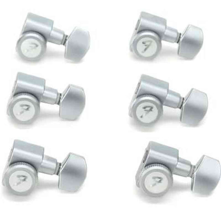 Fender Locking Stratocaster/Telecaster Tuning Machines Set - Brushed Chrome