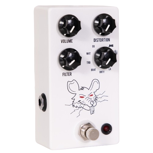 JHS PackRat Distortion Pedal - White