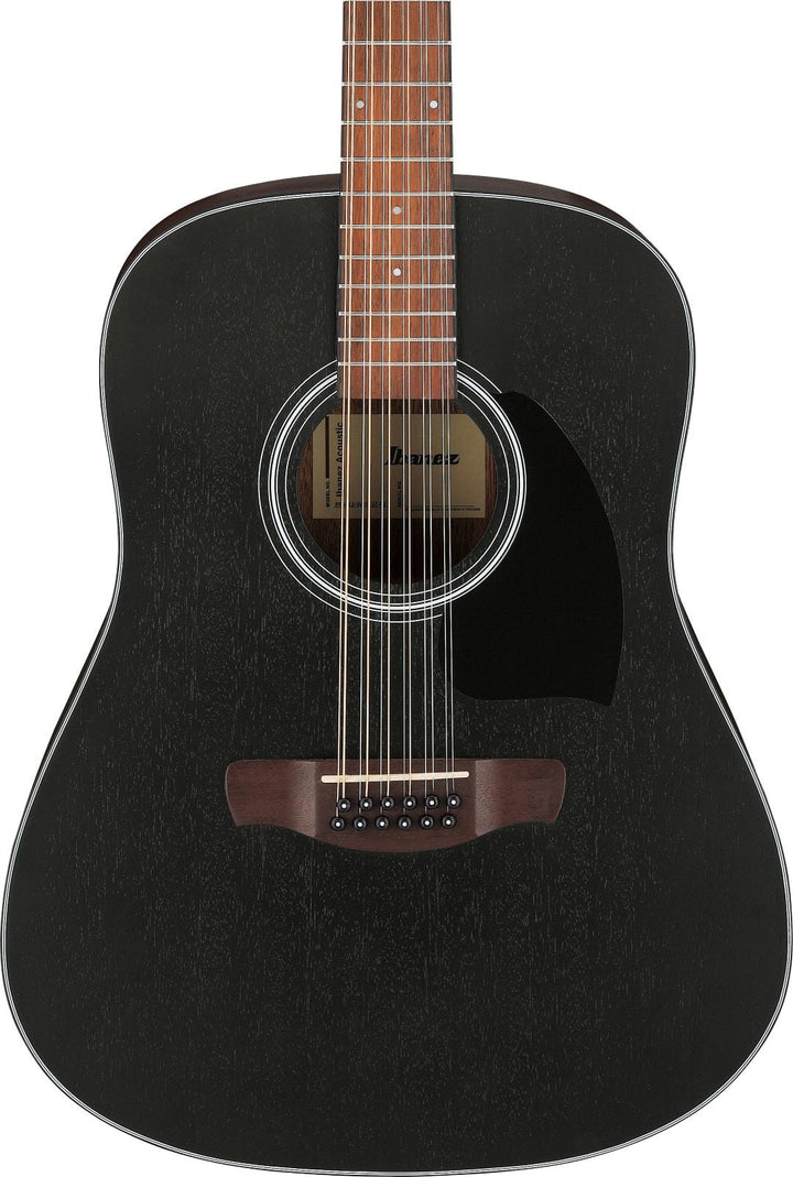 Ibanez PF5412WKH 12-String Acoustic Guitar - Weathered Black Open Pore