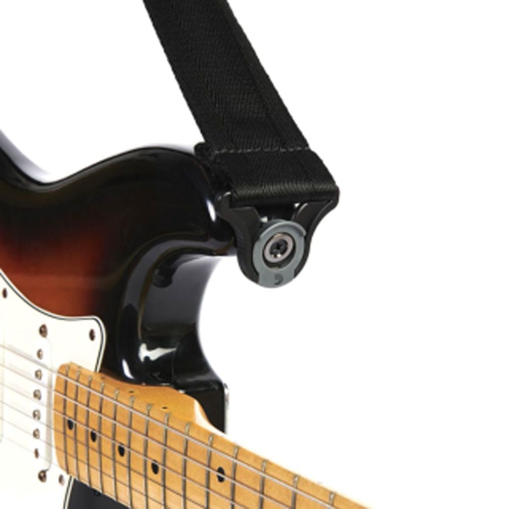 D'Addario 50BAL02 Auto Lock Guitar Strap (Black Pad Diamond) 2