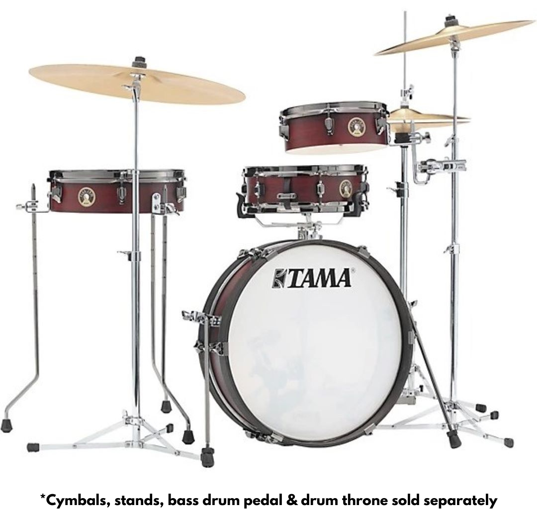 Tama 'Limited Edition' Club-Jam Pancake 4-Piece Shell Pack - Burgundy Walnut