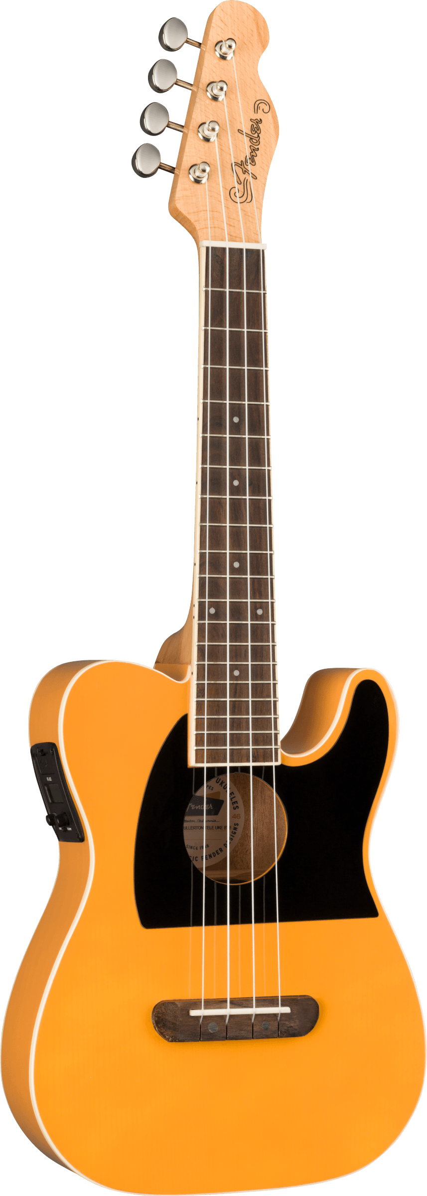 Fender Fullerton Tele Concert Ukulele (Butterscotch) 4