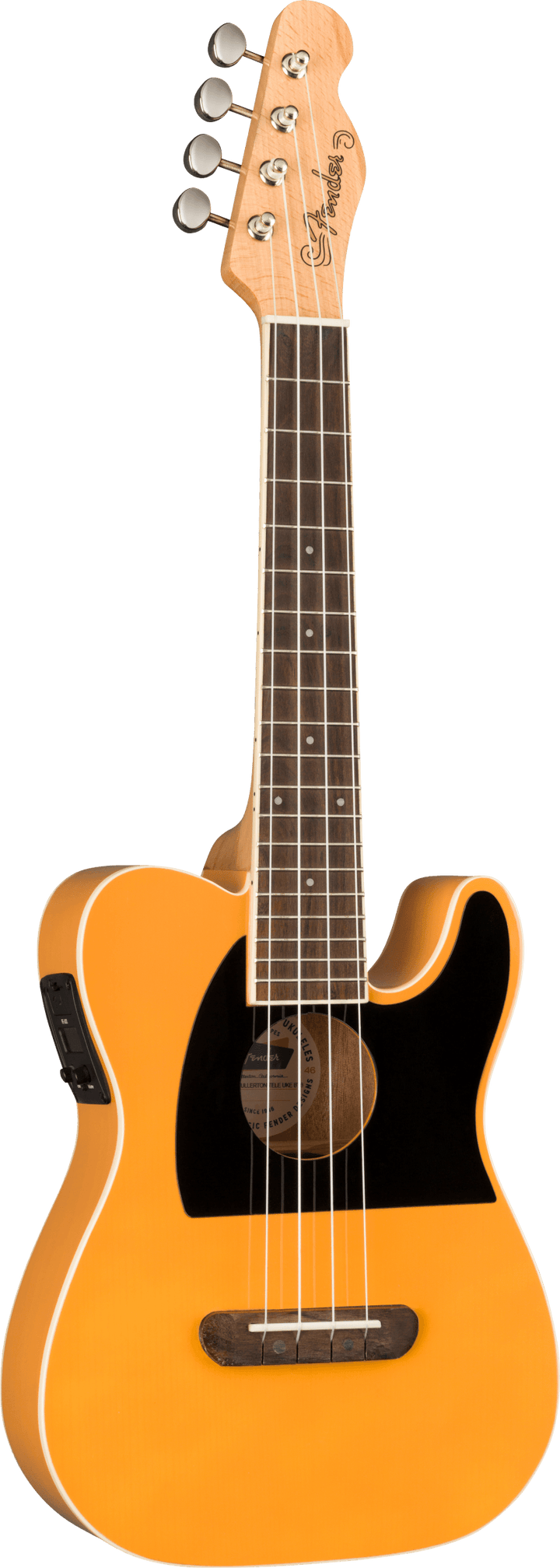 Fender Fullerton Tele Concert Ukulele (Butterscotch) 4