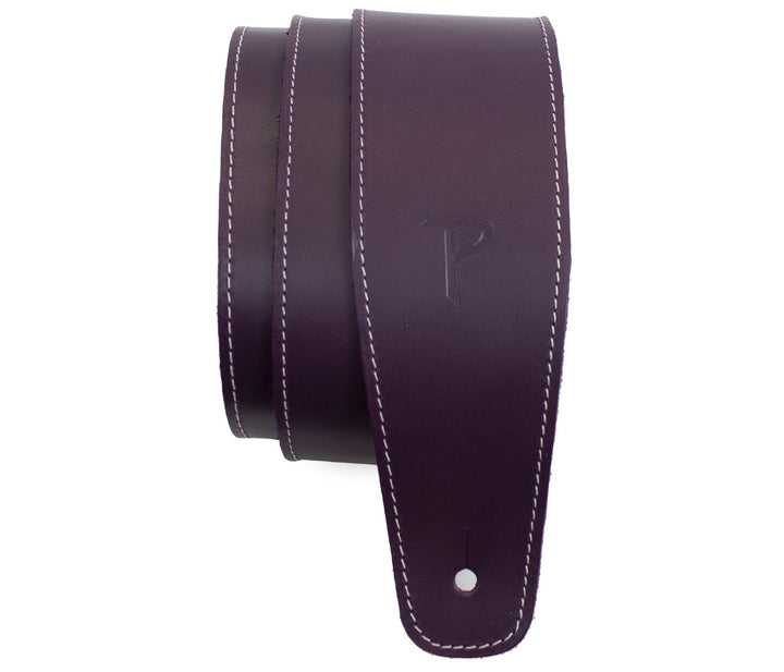 Perri 2.5" Baseball Leather Strap - (Purple)