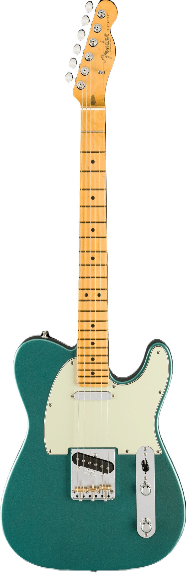 Fender American Professional Classic Telecaster Electric Guitar - Faded Sherwood Green Metallic 2