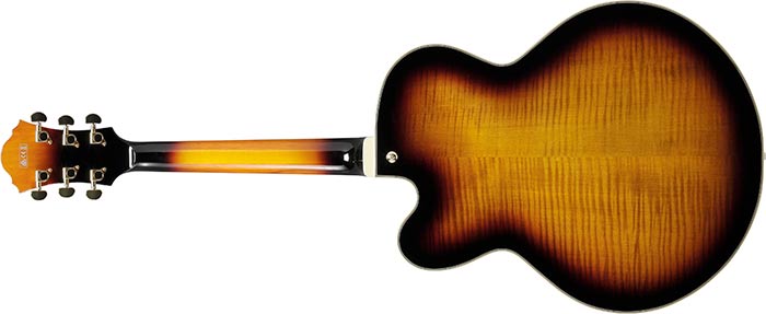 Ibanez AF95FMAYS Hollow-Body Electric Guitar (Antique Yellow Sunburst) - No Case
