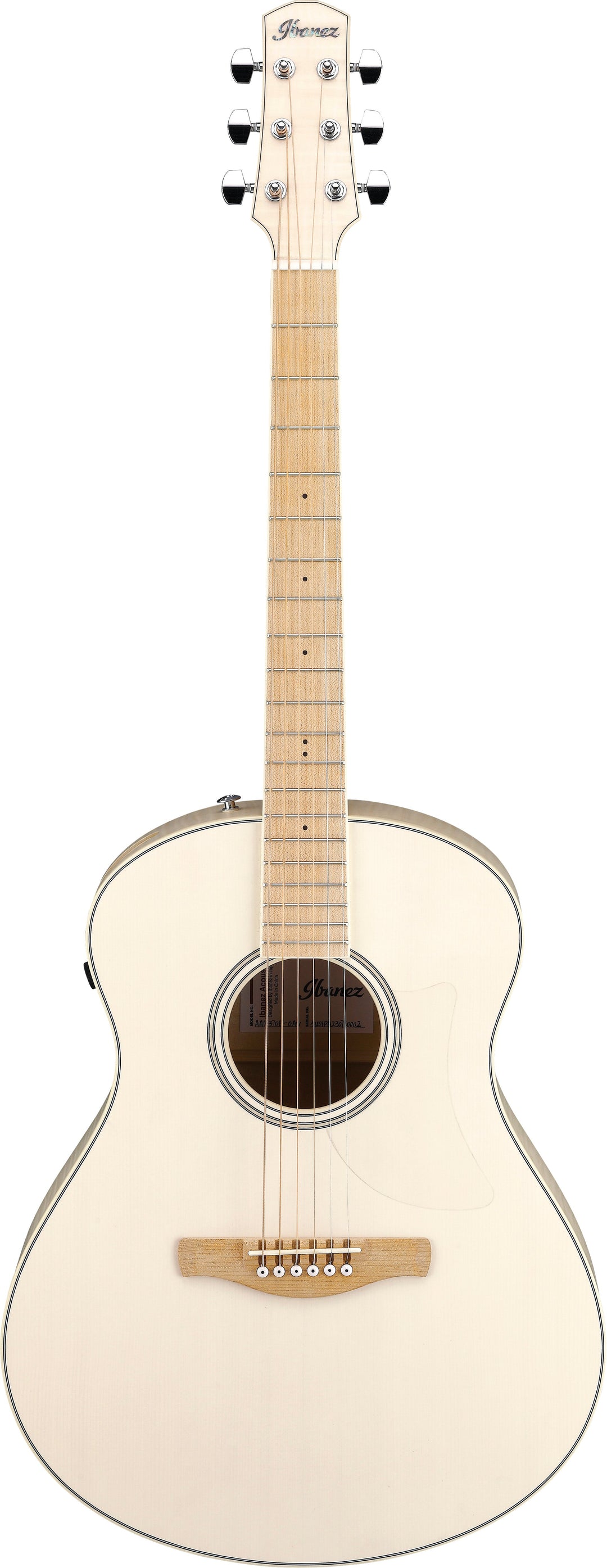 Ibanez AAM370EOAW Advanced Auditorium Acoustic Electric Guitar - Antique White 9