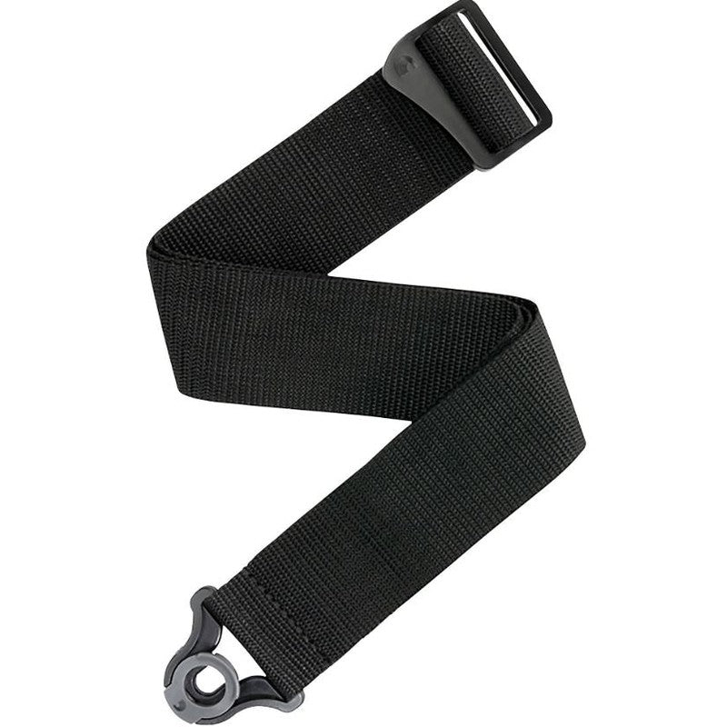 D'Addario PWSAL400 Poly Pro Gutiar Strap (Black) - With Auto Lock
