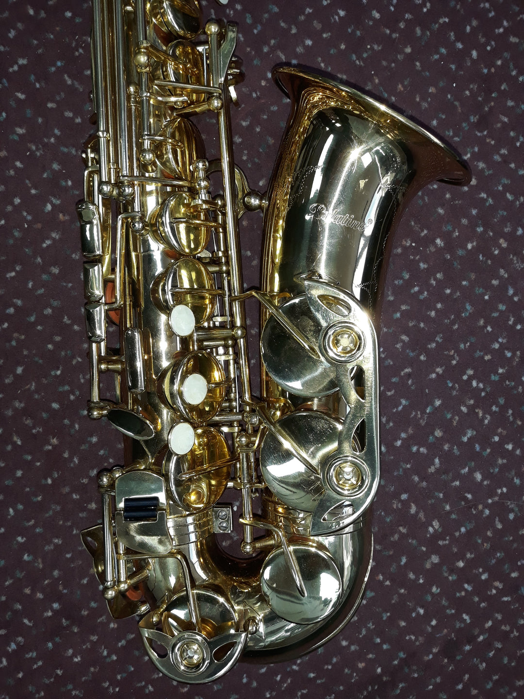 Used Palatino WI-819A Eb Alto Saxophone - With Case and Mouthpiece