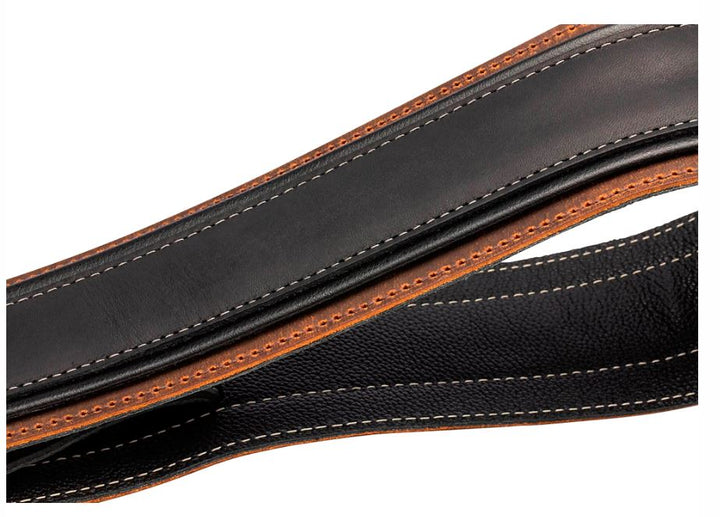 Taylor American Dream Leather Strap (Brown/Black with White Stitching)