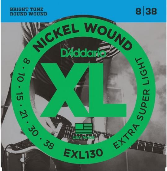 D'Addario EXL130 Electric Extra Light 8-38