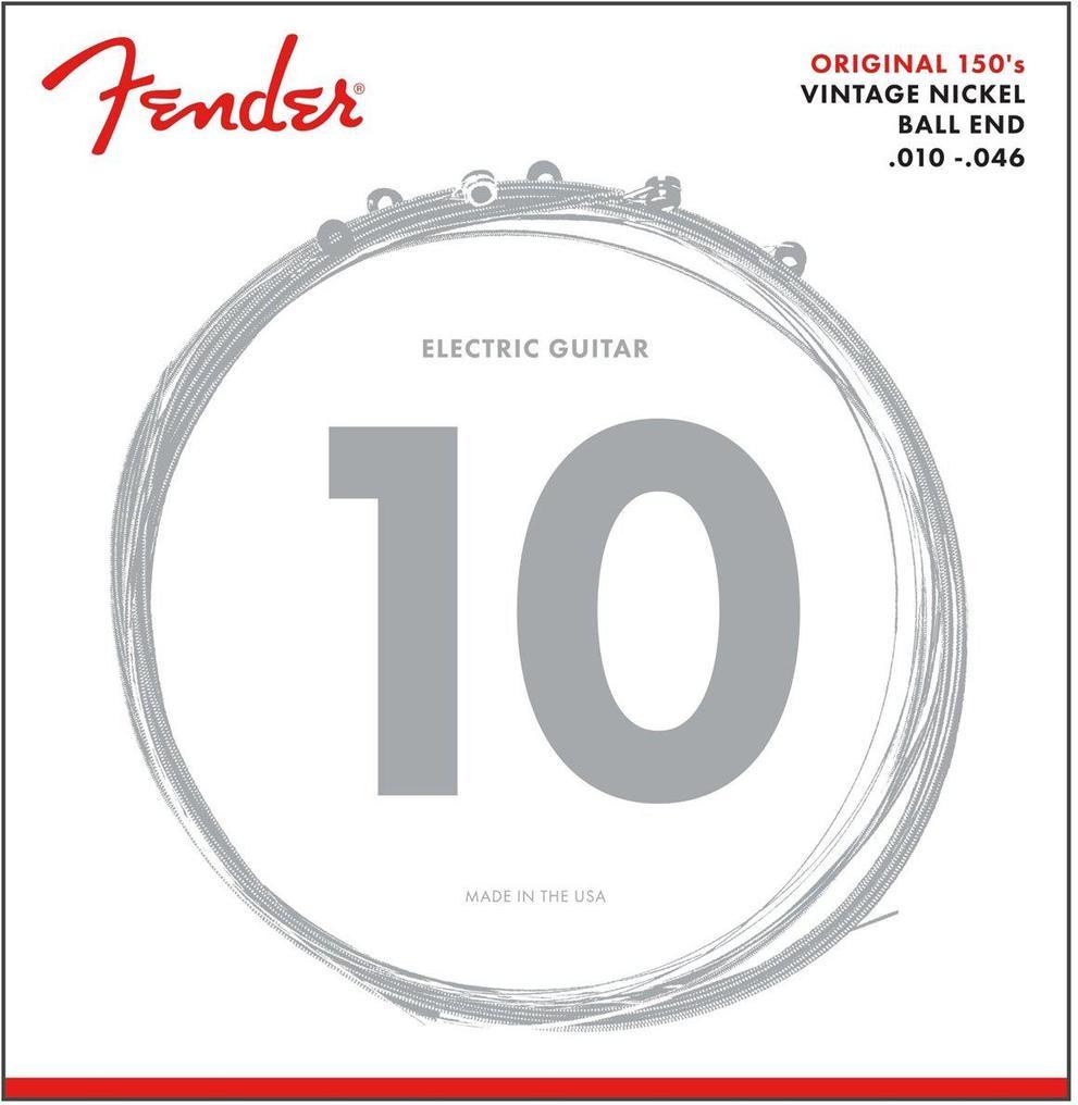 Fender 150R Pure Nickel Electric Guitar Strings (10-46)
