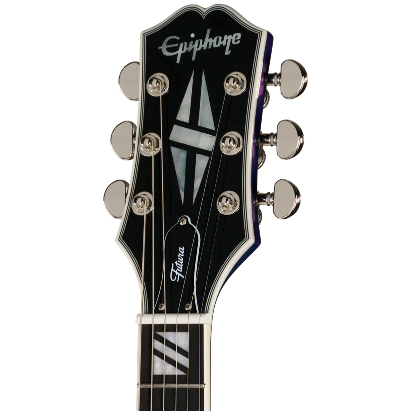 Epiphone Inspired by Gibson Futura Les Paul Custom Electric Guitar - Twilight Shift 7