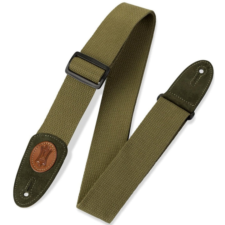 Levy's MSSC8 Cotton Guitar Strap - Green