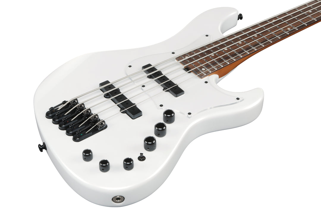 Ibanez MDM1005PW MDM 5-String Electric Bass Pearl White With Gigbag