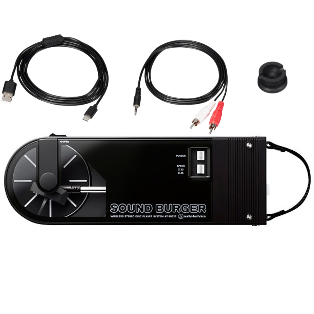 Audio-Technica Sound Burger Portable Bluetooth Record Player - Black 7