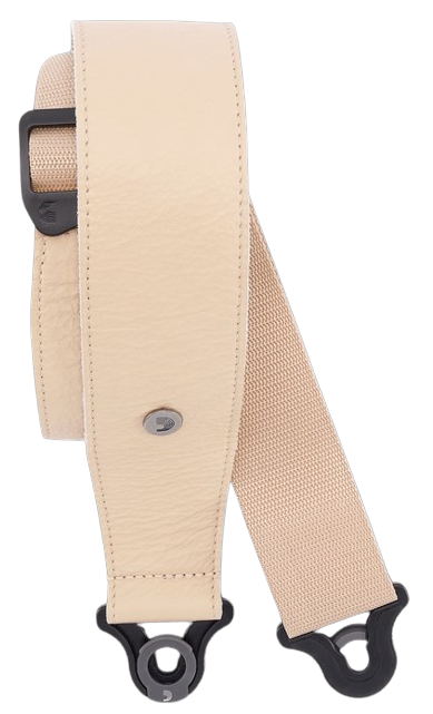 D'Addario Comfort Leather Auto Lock 2.5" Guitar Strap - Tan