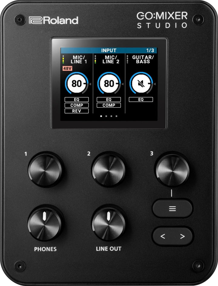 Roland GO:MIXER STUDIO Portable Audio Interface