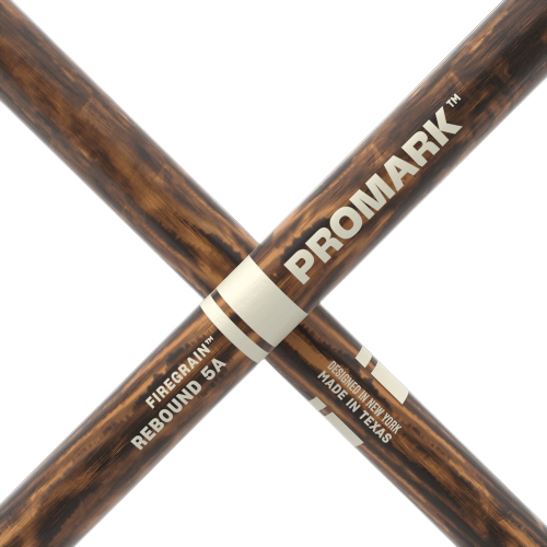 Promark FireGrain 5A Rebound Drumsticks - Wood Tip 2