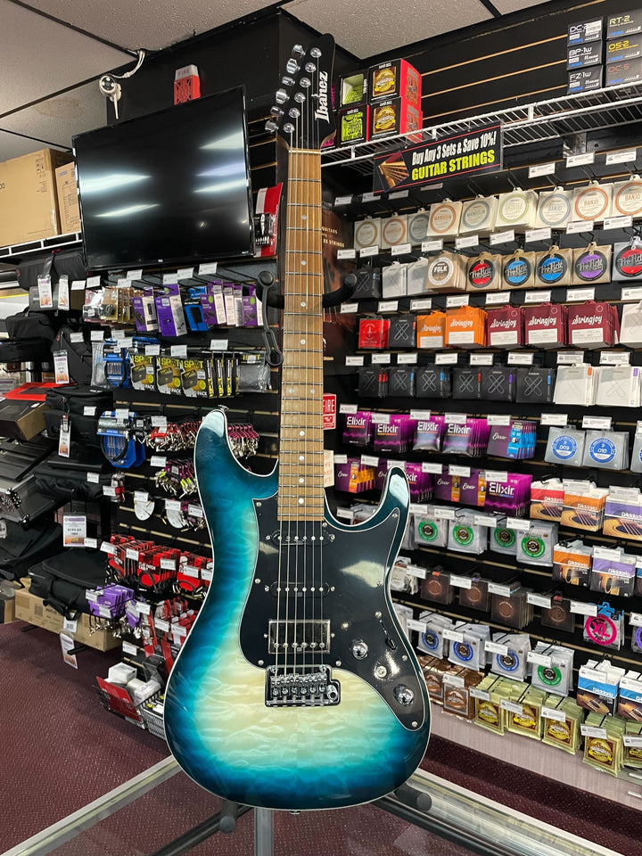 Ibanez AZ24P1QMDOB Premium Electric Guitar - Deep Ocean Blonde (B-Stock) 5