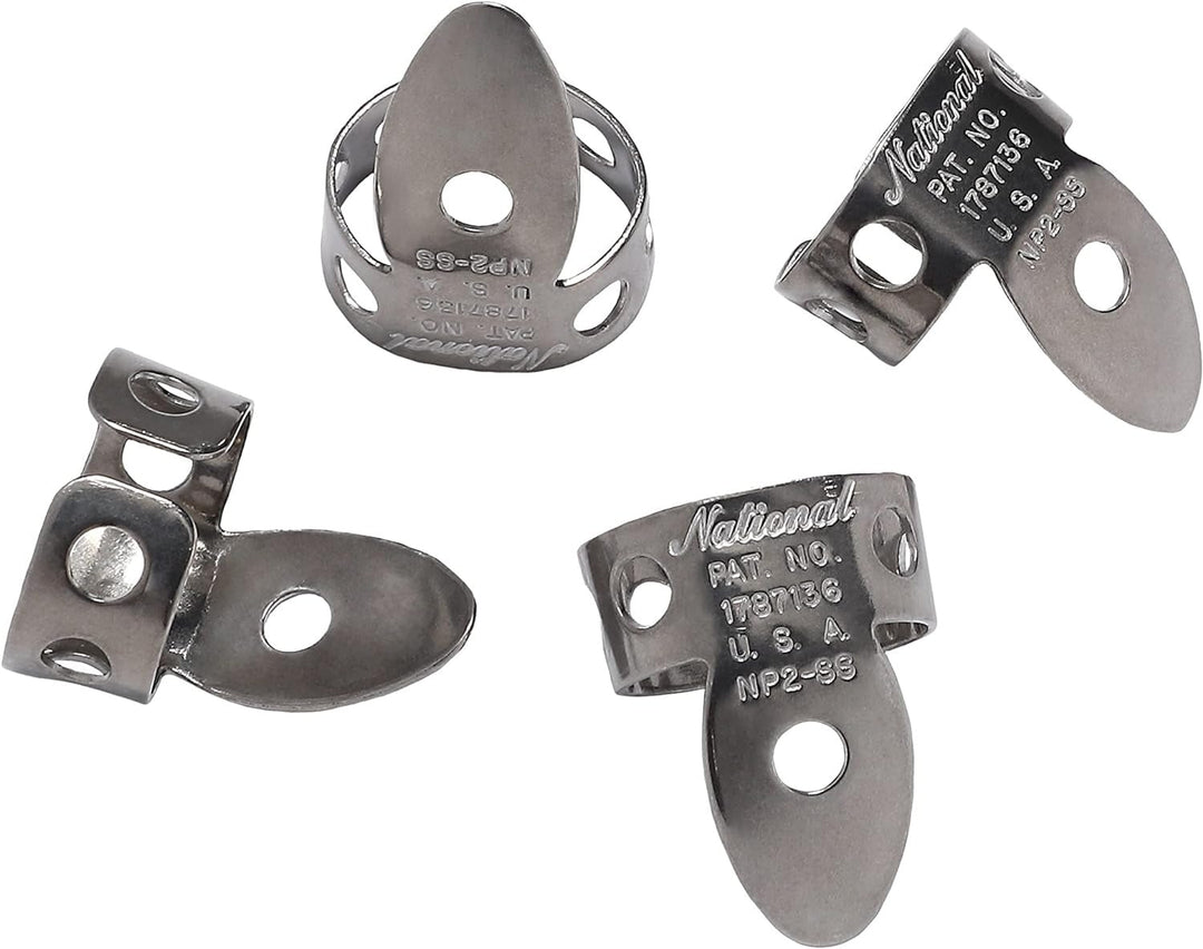 National NP2SS-04 Finger Picks - Stainless Steel (4 Pack) 3