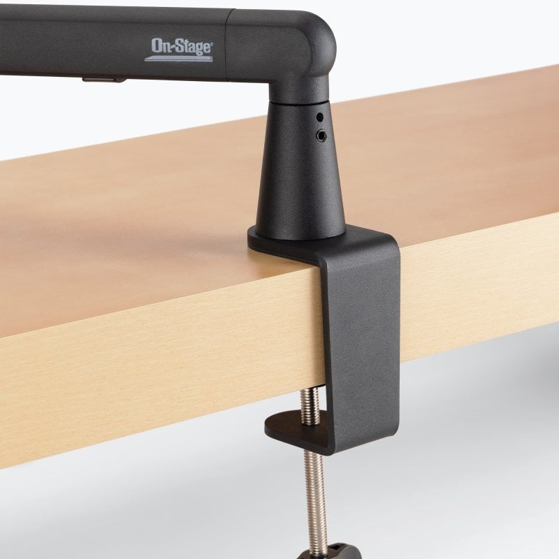 OnStage MBS-LP1 Low Profile Broadcast Boom Arm - Black 2