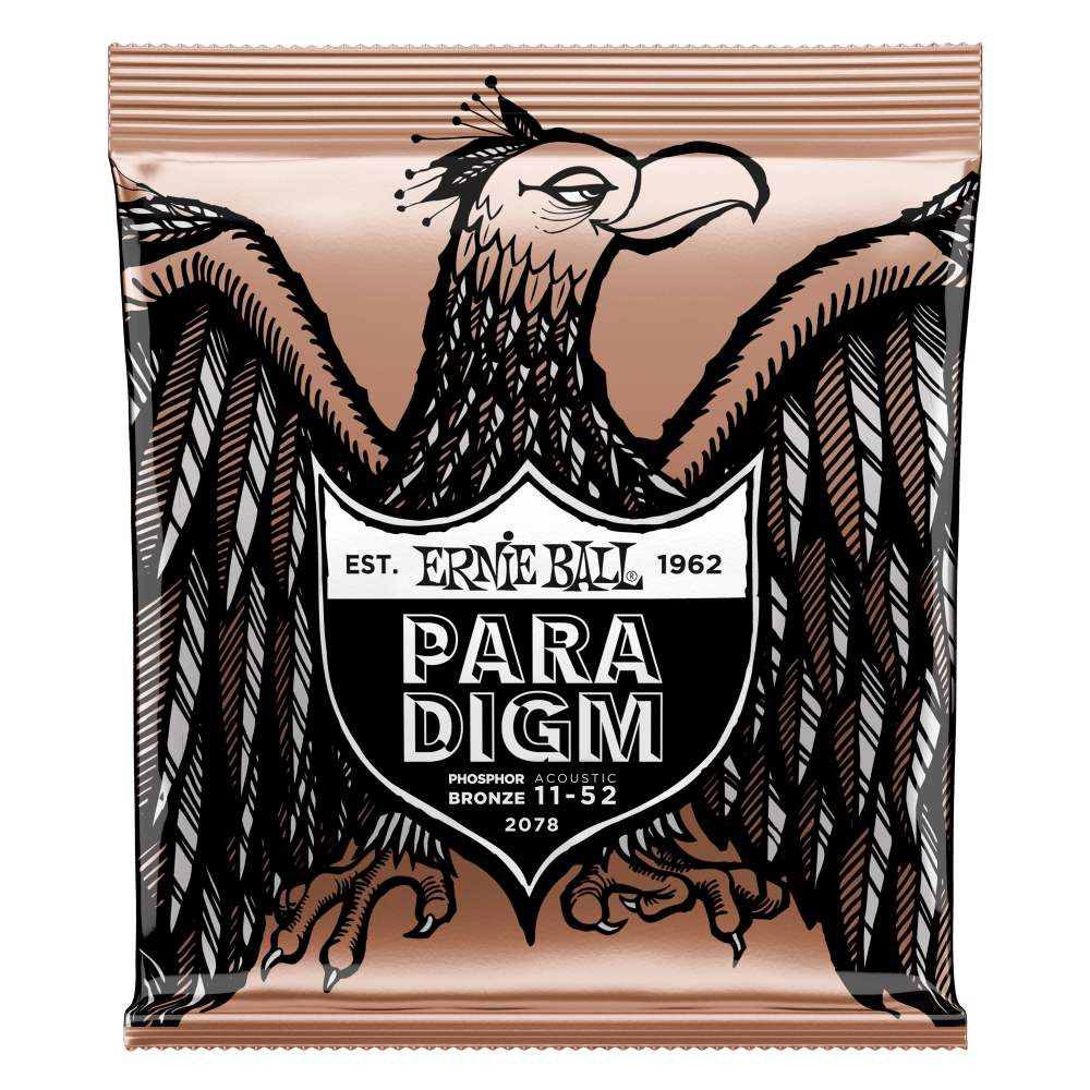 Ernie Ball Paradigm Phosphor Bronze Acoustic Guitar Strings - (.011-.052)