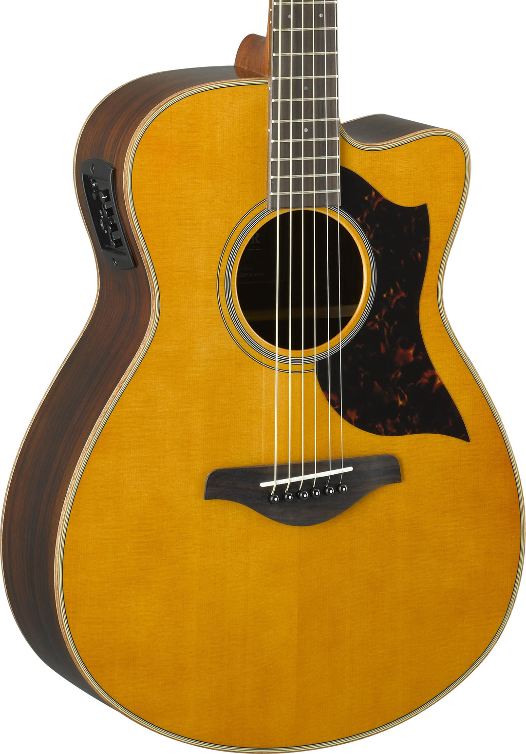 Yamaha AC1R-VN Acoustic-Electric Guitar with Cutaway (Vintage Natural)