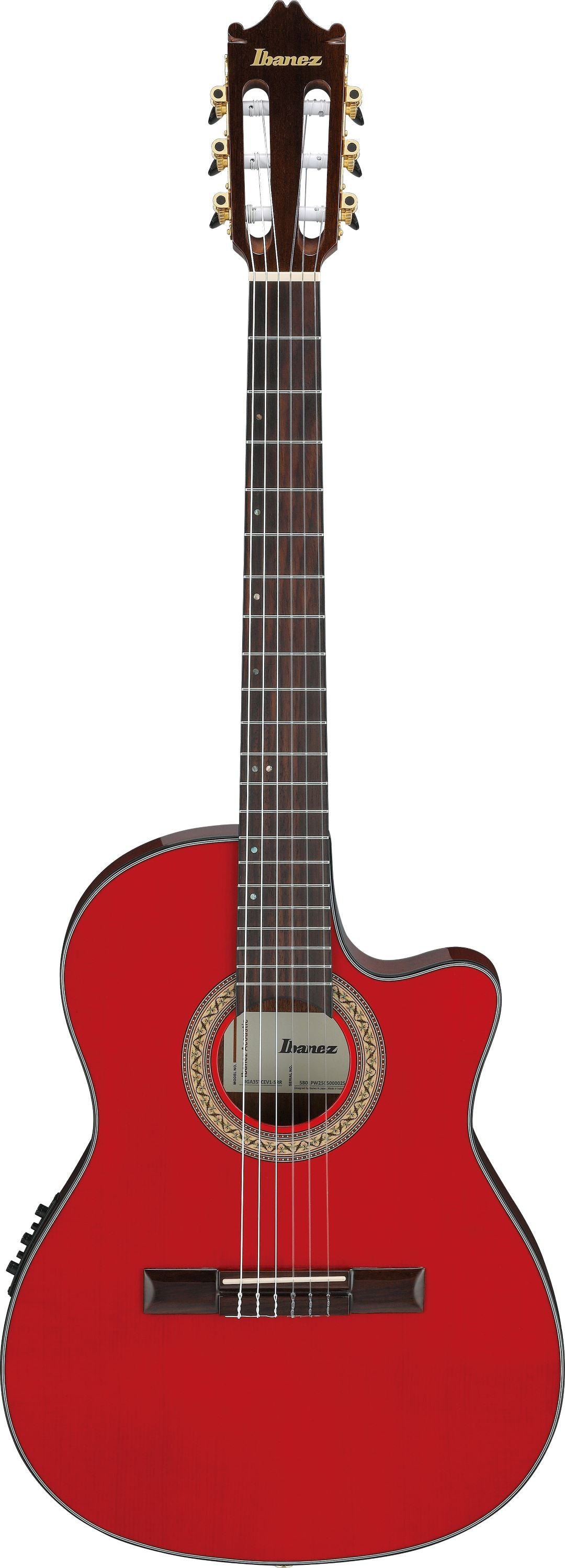 Ibanez GA35TCESRR Acoustic Electric Guitar Sapphire Red High Gloss