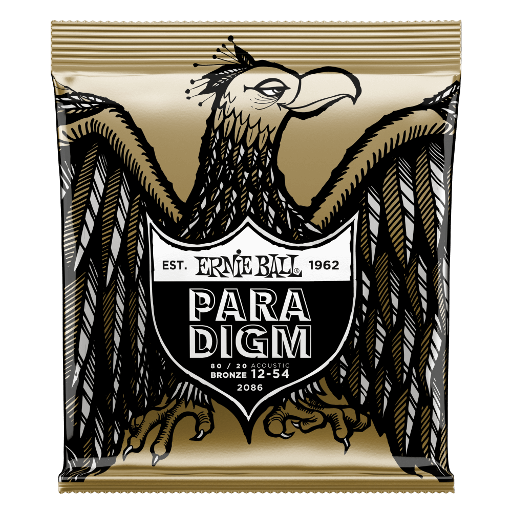 Ernie Ball Paradigm 80/20 Bronze Acoustic Guitar Strings - (.012-.054)