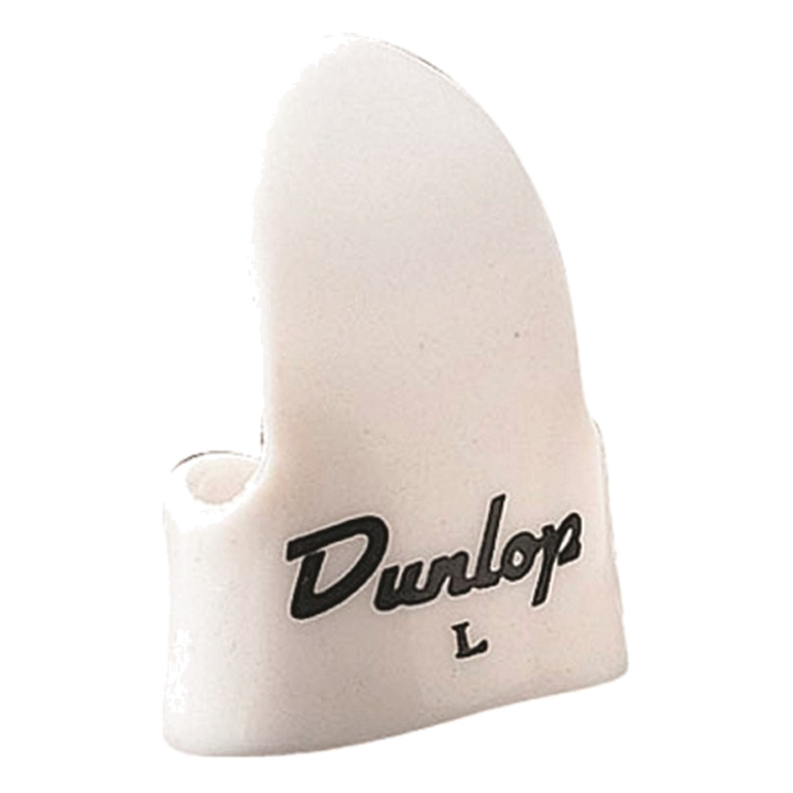 Dunlop 9021R Large White Finger Picks (12 Pack)