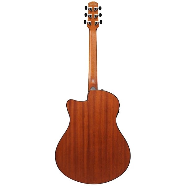 Ibanez AAM50CE Advanced Auditorium Acoustic Electric Guitar - Coral Red Burst 5