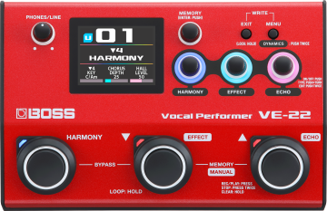 Boss VE-22 Vocal Performer - Effects & Looper Pedal