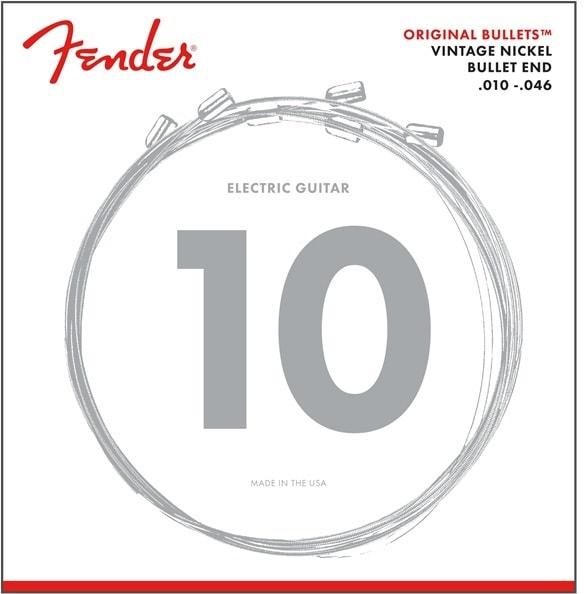 Fender 3150R Original Bullets Pure Nickel Electric Guitar Strings (10-46)