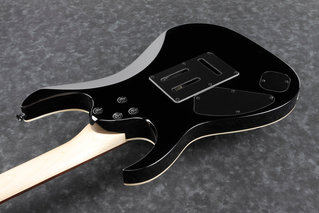 Ibanez GRGA120QATKS Electric Guitar with Quilted Ash Top (Transparent Black)
